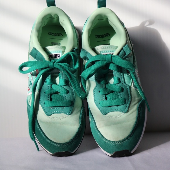 PUMA x Pokemon Rider FV Bulbasaur Sneakers Green - Picture 3 of 15